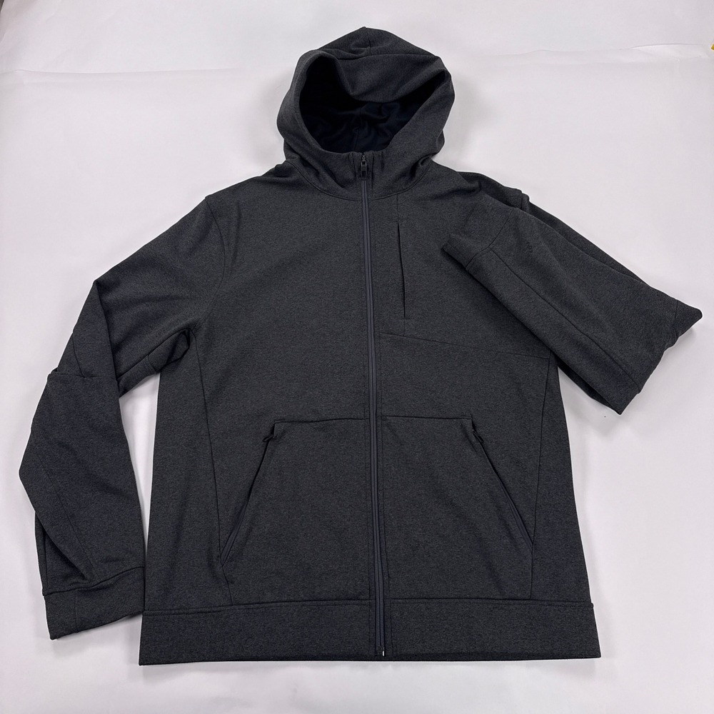 Lululemon City Sweat Zip Hoodie Thermo Mens Large Heathered Charcoal LM3BC2S